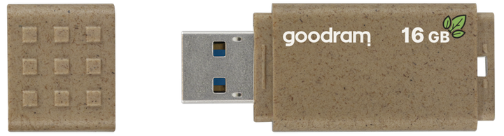 Флеш-накопичувач Goodram UME3 ECO FRIENDLY 16 ГБ USB 3.2 коричневий - Фото 8 Флеш-накопичувач Goodram UME3 ECO FRIENDLY 16 ГБ USB 3.2 коричневий - зображення 8