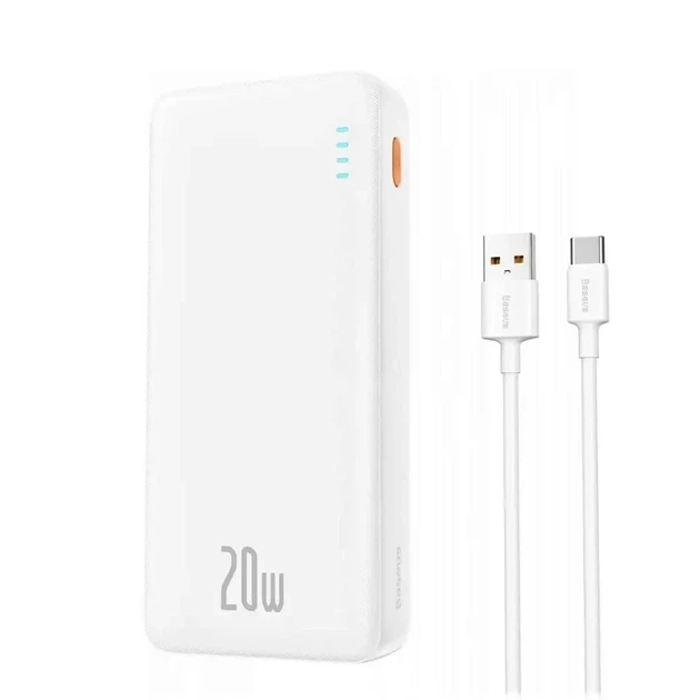 Павербанк Baseus Airpow Quick Charge 20000 mAh 20W White Белый - изображение 3