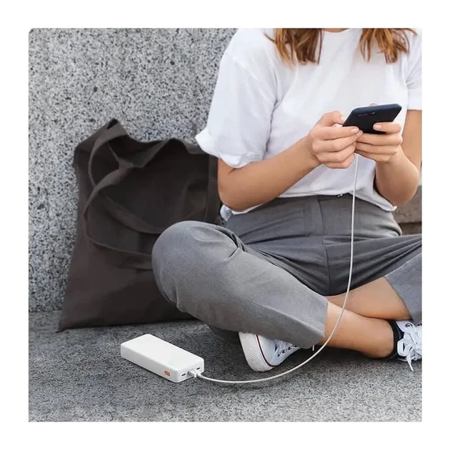 Павербанк Baseus Airpow Quick Charge 20000 mAh 20W White Белый - изображение 7