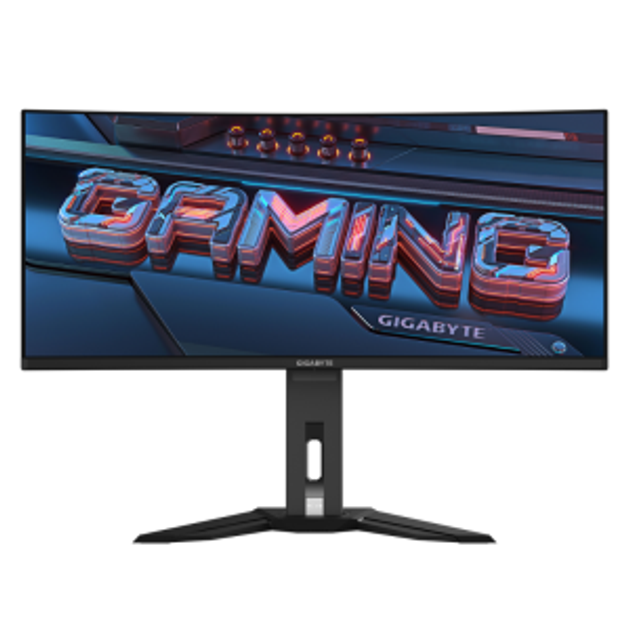 Монитор игровой Gigabyte MO34WQC2 Gaming Monitor 34"/QD-OLED/KVM 2x3W Черный - изображение 1