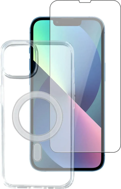 Zestaw ochrony 4smarts do Apple iPhone 14 Transparent (4252011902910) - obraz 1