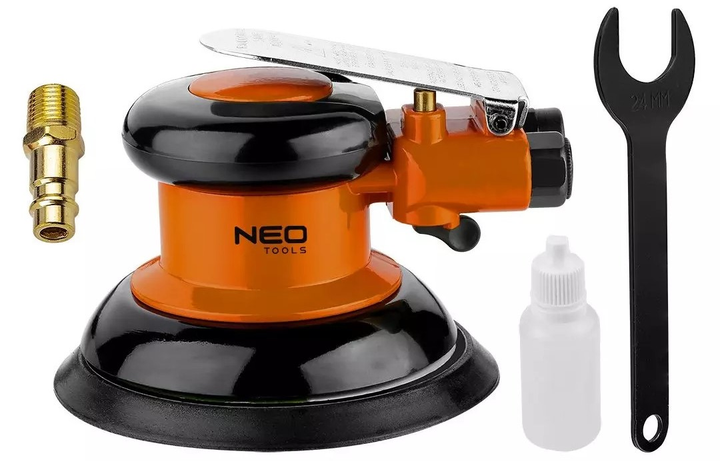 Ексцентрикова пневматична шліфмашина NEO Tools 150 мм 14-020 (5907558442625) - зображення 6