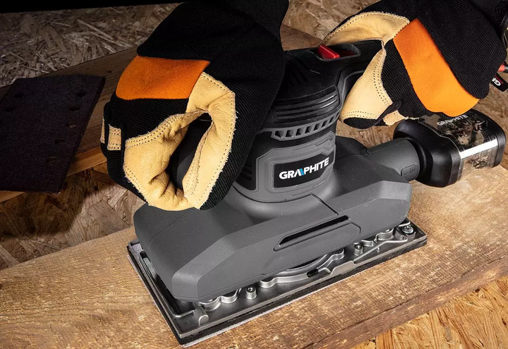 Орбітальна шліфувальна машина Graphite 380 Вт 115 x 230 мм 59G329 (5902062087867) - зображення 11