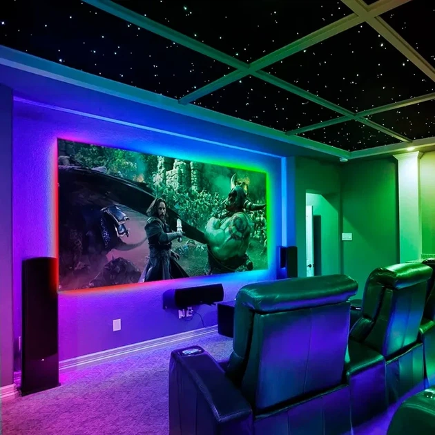 Світлодіодна Led стрічка 15м, Bluetooth, 44 кнопки USB, колір RGB 5050, підключення до смартфона, box - зображення 6