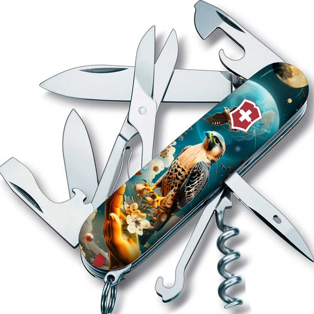 Складаний ніж Victorinox Climber Ukraine 1.3703.3_T3210pw - зображення 1