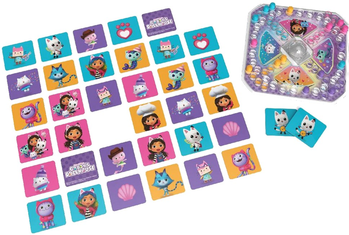 Набір настільних ігор Gabby's Dollhouse Memo And PopUp Game (0778988500859) - зображення 4