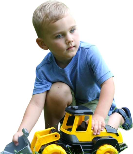 Traktor Technok pojazd kolorowy duże mocne koła solidna konstrukcja budowa (4823037606887) - obraz 4