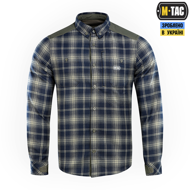 Рубашка M-Tac Redneck Shirt Olive/Navy Blue S/L 20072001-S/L - зображення 2