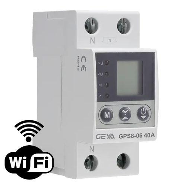 Реле напряжения GEYA GPS8-06-U 40A WiFi – фото, отзывы, характеристики ...