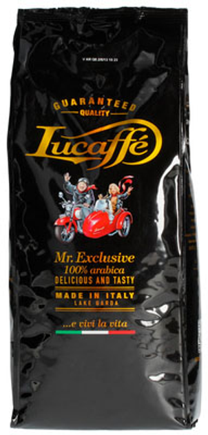 Кава в зернах Lucaffe Mister Exclusive 1 кг (8021103784934) - зображення 1