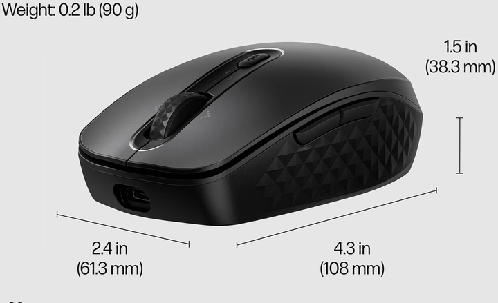 Миша HP 690 Rechargeable Bluetooth Black (7M1D4AA) - зображення 10