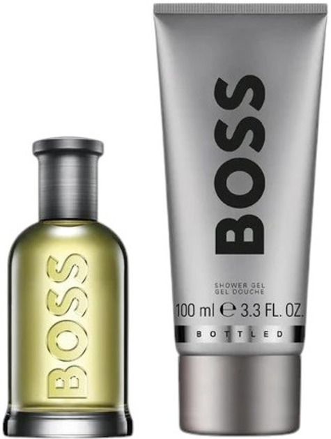 Подарунковий набір для чоловіків Hugo Boss Bottled Туалетна вода 50 мл + Гель для душу 100 мл (3616305439420) - зображення 2