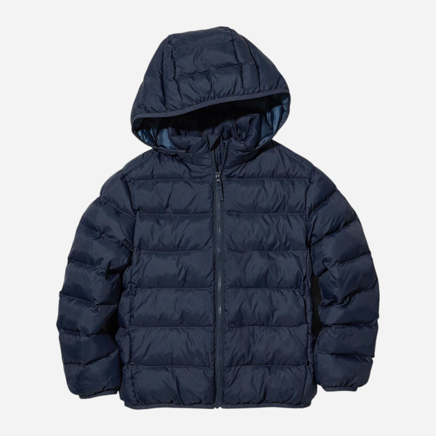 Дитяча демісезонна стьобана куртка для хлопчика Uniqlo 253105090 134 см Синя від Rozetka на платформі USKIDKA Акція на Дитяча демісезонна стьобана куртка для хлопчика Uniqlo 253105090 134 см Синя від Rozetka