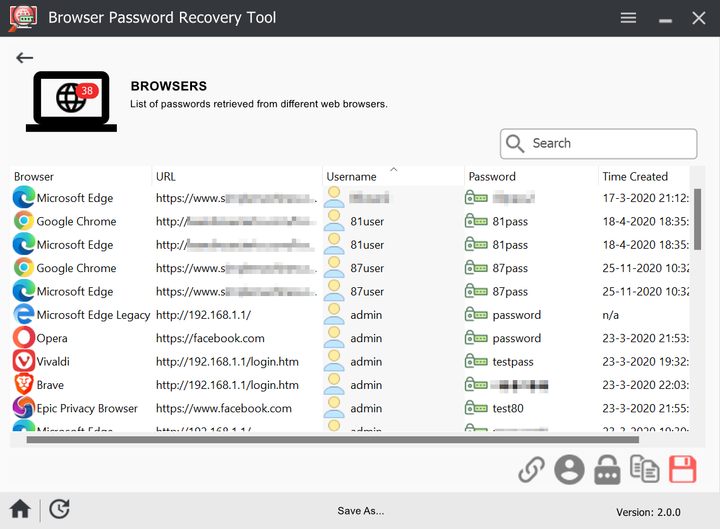 PC Trek Browser Password Recovery Tool ліцензія на 1 рік, 1 ПК - изображение 4