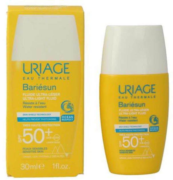 Fluid przeciwsłoneczny do twarzy Uriage Bariesun ultralekki Spf 50+ 30 ml (3661434009495) - obraz 1