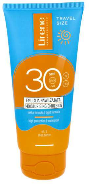 Emulsja przeciwsłoneczna Lirene nawilżająca Spf 30 90 ml (5900717311046) - obraz 1