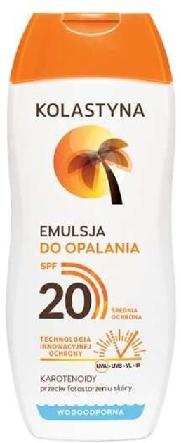 Emulsja do opalania Kolastyna do wrażliwej skory Spf 20 200 ml (5900536352374) - obraz 1