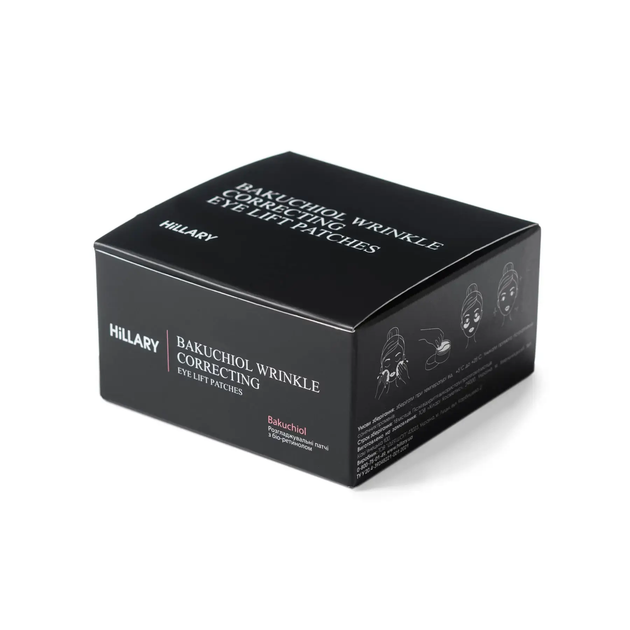 Розгладжувальні патчі з біо-ретинолом Hillary Bakuchiol Wrinkle Correcting & Eye Lift Patches 60 шт - изображение 2