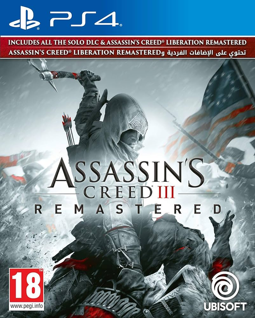 Gra PS4 Assassin's Creed III + Liberation HD Remaster (Blu-ray płyta) (3307216111665) - obraz 1