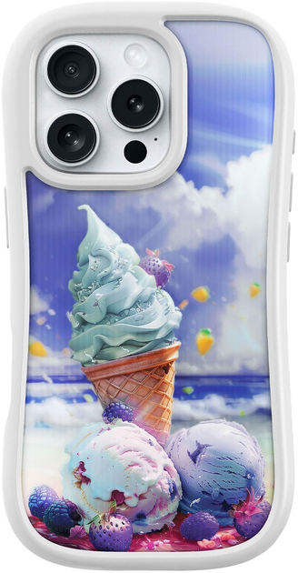 Панель Laut Pop Surreal для Apple iPhone 16 Pro Ice-cream (L_IP24B_PS_W) - зображення 1