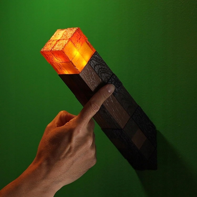 Lampka Noble Minecraft - Torch (0849421009434) - obraz 3