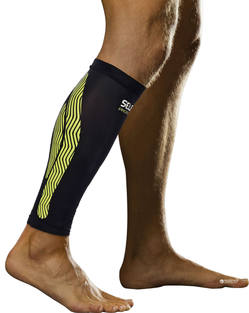 Бандаж на икру Select Calf Compression Support 6150 S Черно-зеленый 2 ...
