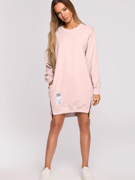 Tunika damska Made Of Emotion M676 S Różowa (5903887669603) - obraz 3