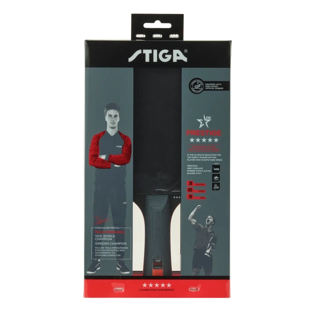 Ракетка для настольного тенниса Stiga Prestige 5 Star FL (1215-3118-01) - изображение 3