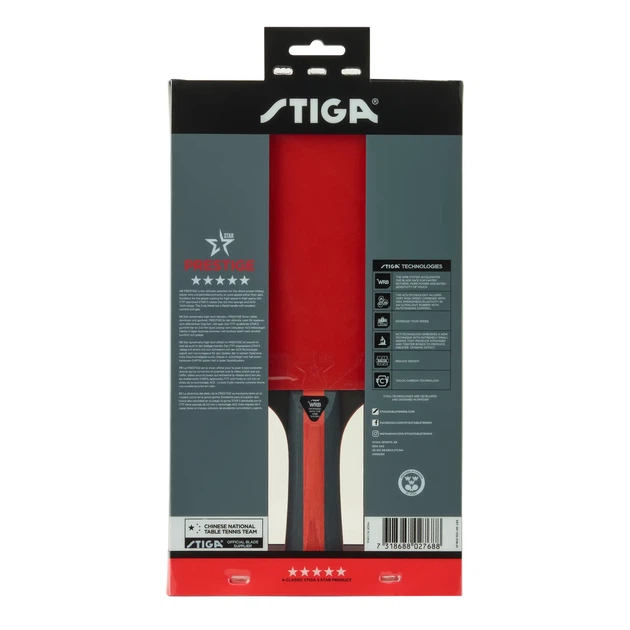 Ракетка для настольного тенниса Stiga Prestige 5 Star FL (1215-3118-01) - изображение 4