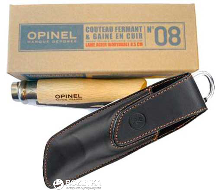 Карманный нож Opinel 8 VRI + Чехол в упаковке (2047898) - изображение 2