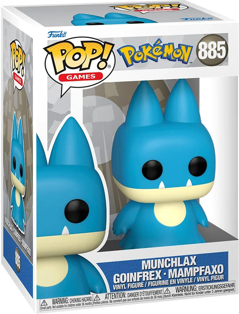 Фігурка Funko POP! Games: Pokemon - Munchlax (EMEA) (5908305243236) - зображення 1