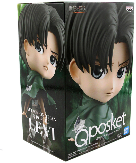 Figurka Banpresto Attack on Titan Version B Q Posket Levy 14 cm (4983164185300) - obraz 1