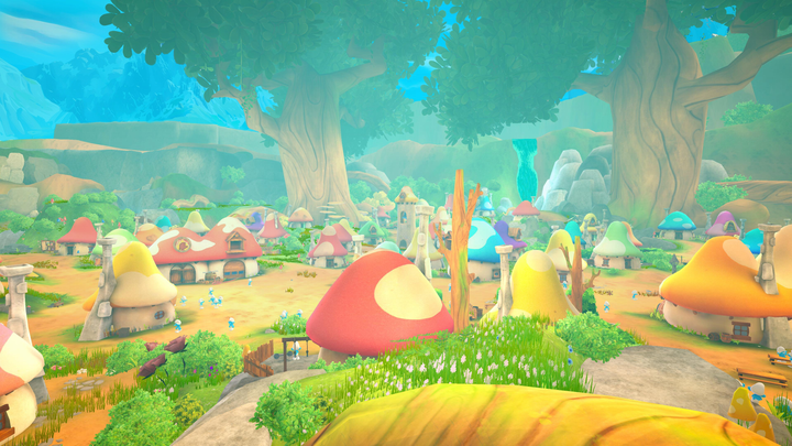 Гра Nintendo Switch The Smurfs: Village Party (Картридж) (3701529505416) - зображення 4