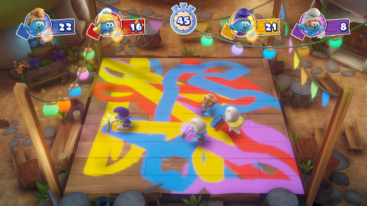 Гра Nintendo Switch The Smurfs: Village Party (Картридж) (3701529505416) - зображення 6