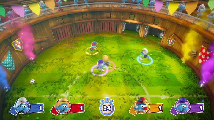 Гра Nintendo Switch The Smurfs: Village Party (Картридж) (3701529505416) - зображення 7