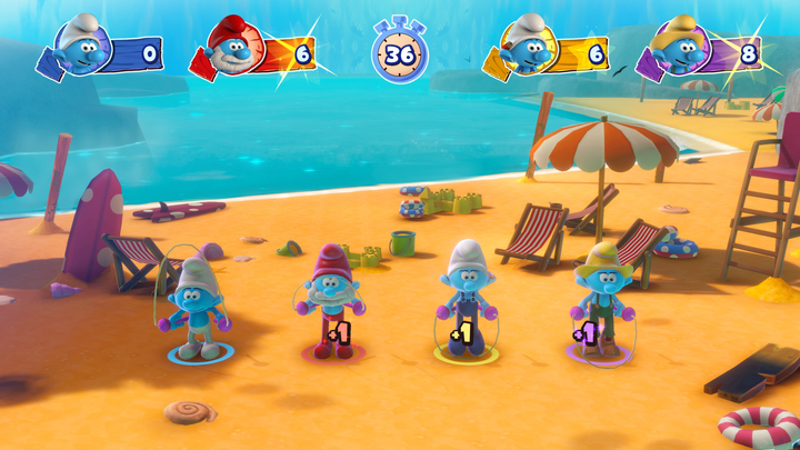 Гра Nintendo Switch The Smurfs: Village Party (Картридж) (3701529505416) - зображення 9