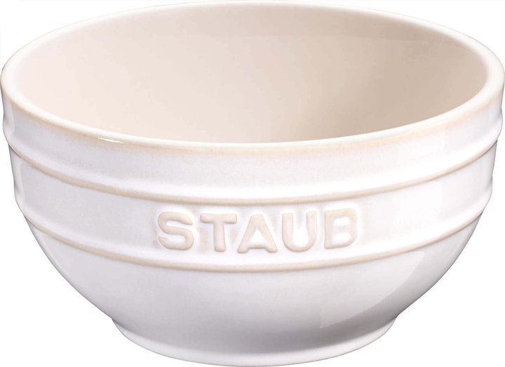 Набір круглих мисок Staub Serving Слонова кістка 14 см (3272340049859) - зображення 2