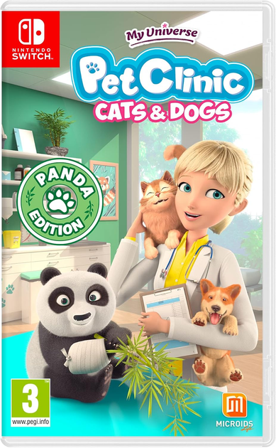 Гра Nintendo Switch My Universe: Pet Clinic Cats & Dogs Panda Edition (Картридж) (3701529502552) - зображення 1