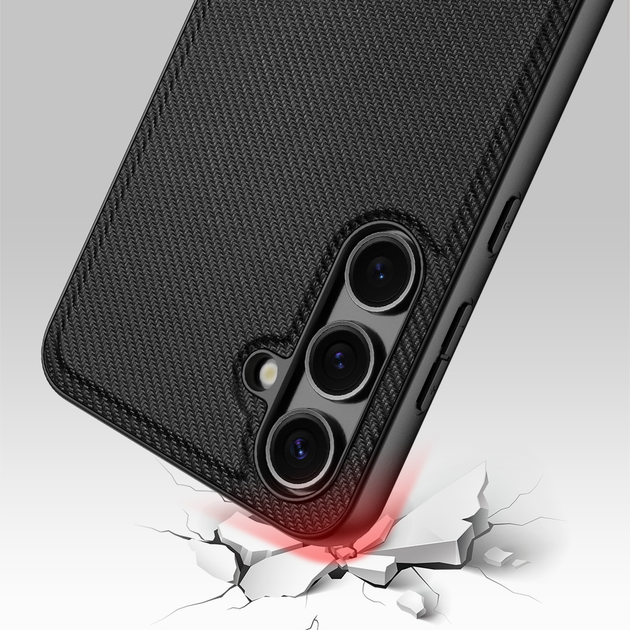 Etui Nevox StyleShell NYLO do Samsung Galaxy S24 FE Black (4250686414523) - obraz 4