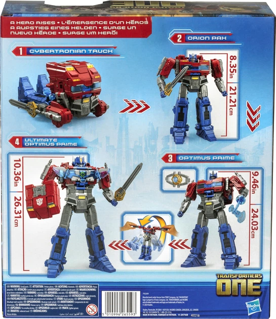 Іграшка-трансформер Hasbro Power Flip Optimus Prime 20 см F9209 (5010996265593) - зображення 2