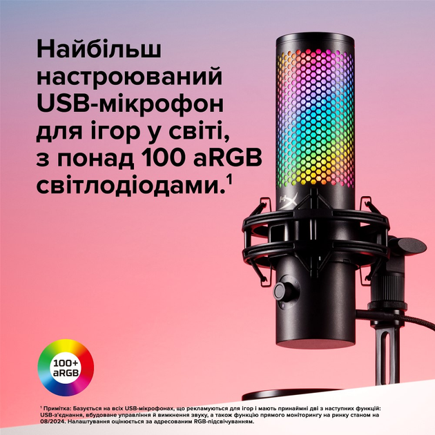 ぽ*こ様 HyperX QuadCast S USB микрофон HyperX QuadCast 2 S (9A273AA) – фото, отзывы