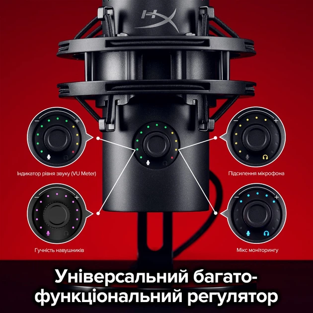 Mikrofon USB HyperX QuadCast 2 S (9A273AA) - obraz 9