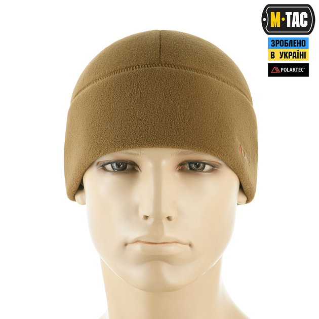 Шапка M-Tac Watch Cap фліс Polartec Coyote Brown S - зображення 2