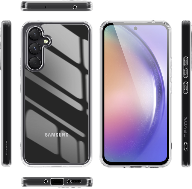 Etui plecki Nevox StyleShell SHOCKFlex do Samsung Galaxy A55 Transparent (4250686413373) - obraz 5