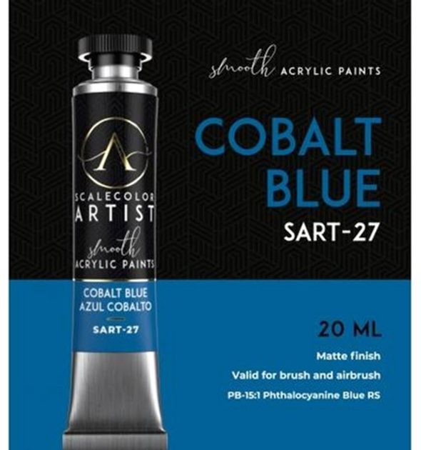 Farba Scale75 Artist Range 20 ml Cobalt Blue (8423153062114) - obraz 3