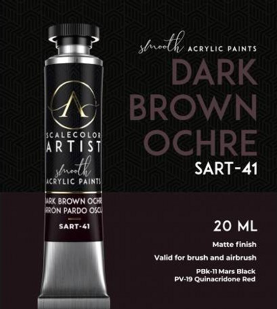 Фарба Scale75 Artist Range 20 мл Dark Brown Ochre (8423153062251) - зображення 3