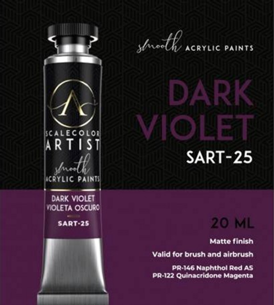 Farba Scale75 Artist Range 20 ml Dark Violet (8423153062091) - obraz 3