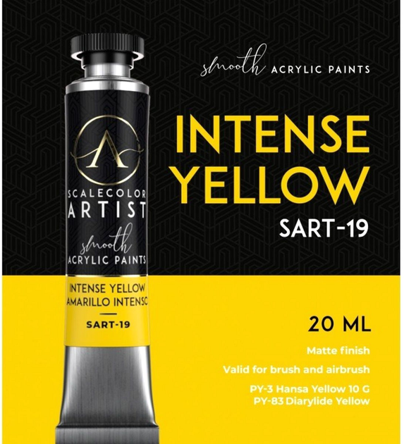 Farba Scale75 Artist Range 20 ml Intense Yellow (8423153062039) - obraz 3
