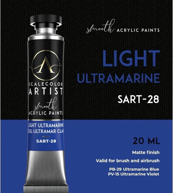 Farba Scale75 Artist Range 20 ml Light Ultramarine (8423153062121) - obraz 3