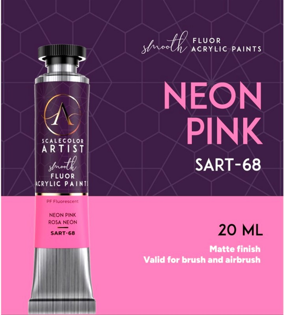 Фарба Scale75 Artist Range 20 мл Neon Pink (8435635306203) - зображення 3